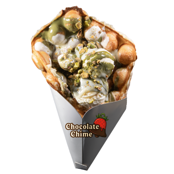 Bubble Waffle - Pistachio